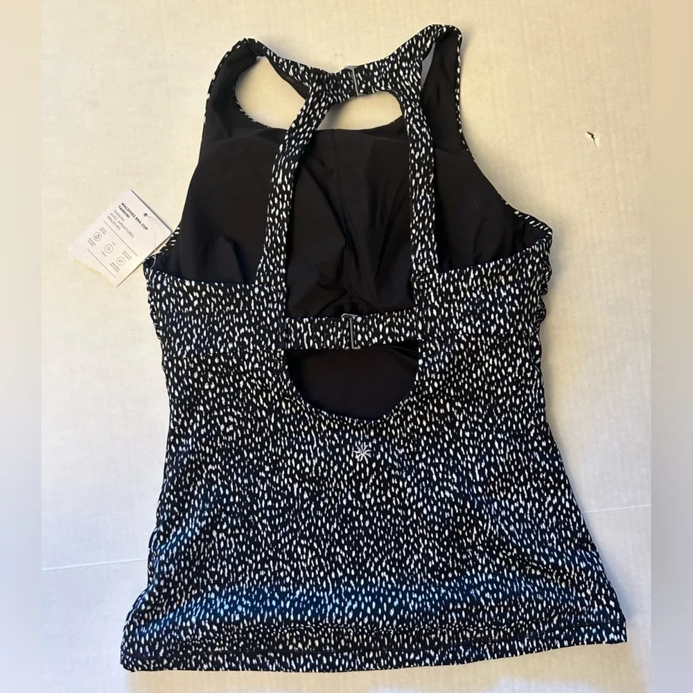Athleta Maldives Bra top tankini swim sport top animal print NWTSz-34-B/C.   AA3 - Picture 7 of 11